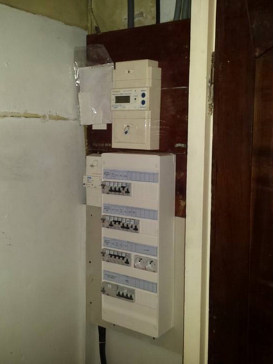 Salle de bains après